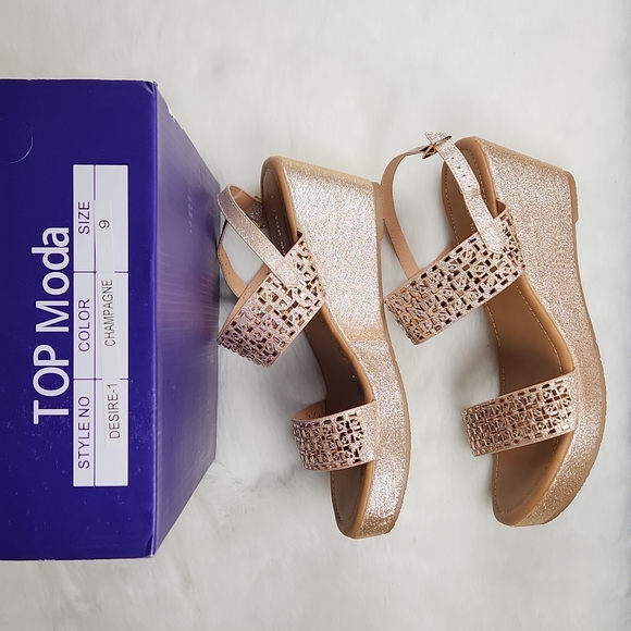 Top Moda Desire1 Champagne Size 9 NWT in Original Retail box - Picture 16 of 16